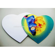 Cojín de ratón de la forma del corazón, cojín de mouse pads